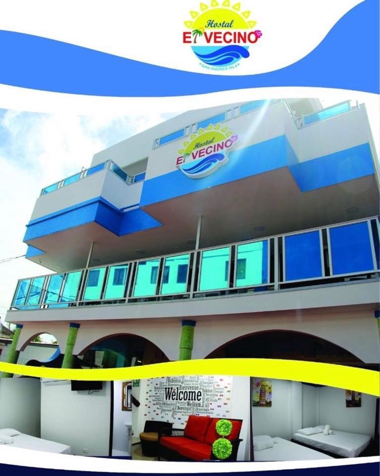 Hostal El Vecino San Andrés Eksteriør billede